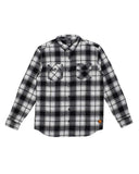Stampede-Flannel-White-laydown-OFF-THE-GRID